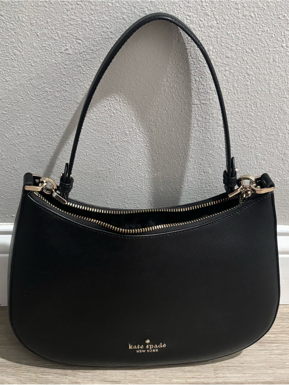 kate spade Black Saffiano Leather Shoulder Bag - Picture 9 of 9
